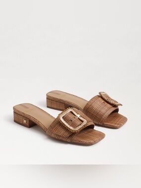 Sam Edelman DEACON BEADED SLIDE SANDAL Heel size 8.5 NWOB